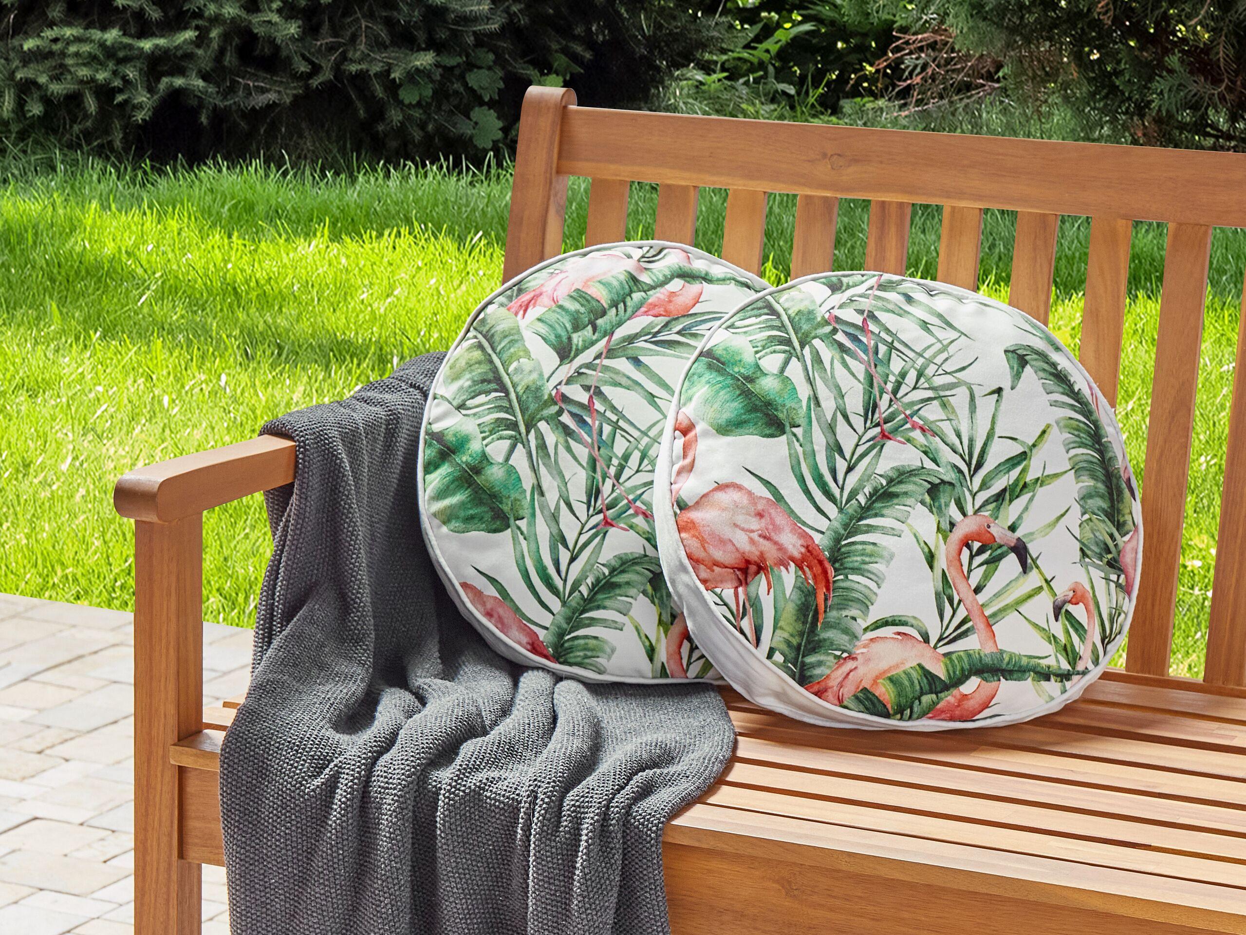 Beliani Gartenkissen 2er Set aus Polyester Modern ELLERA  