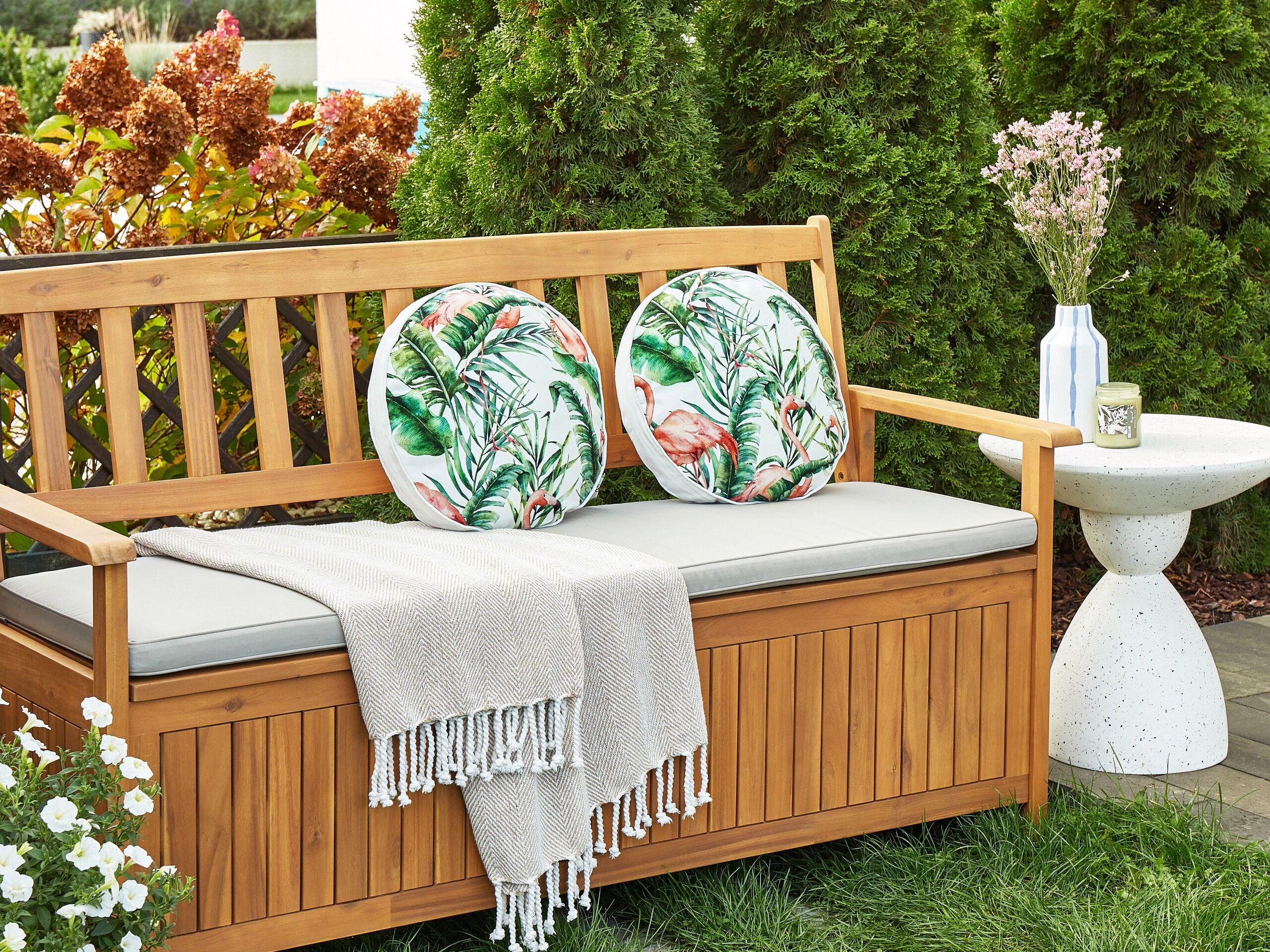 Beliani Gartenkissen 2er Set aus Polyester Modern ELLERA  