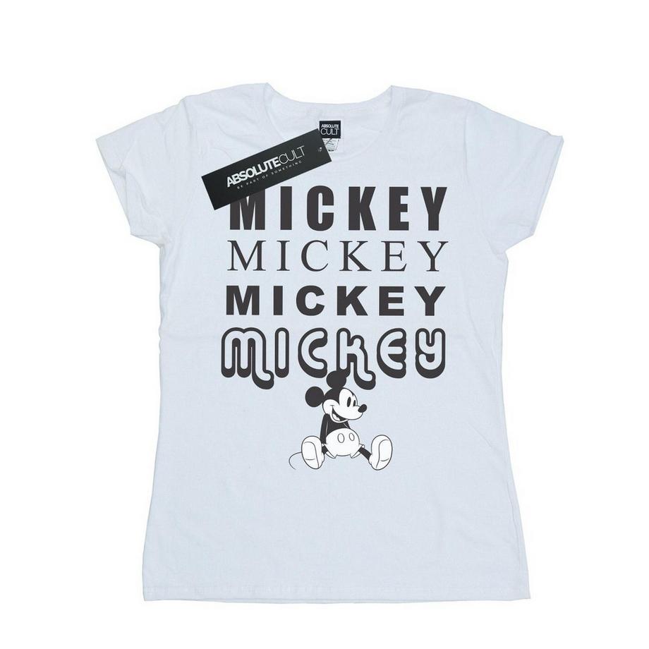 Disney Mickey Mouse Repeat Print T-Shirt  
