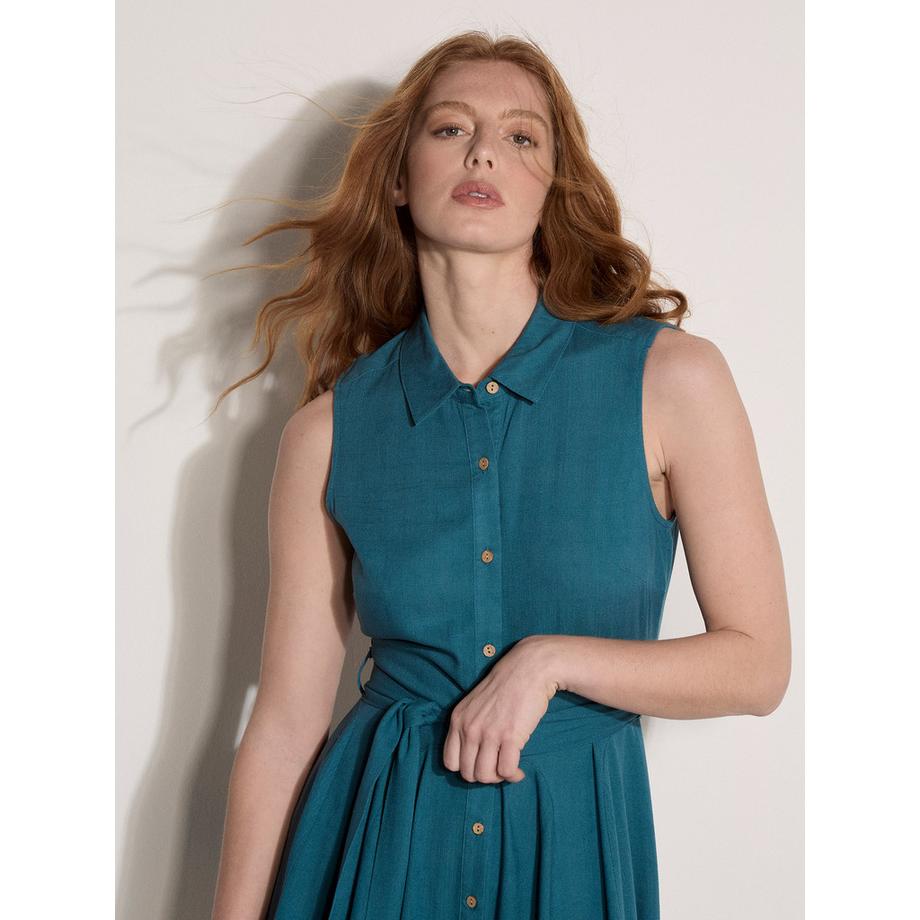 APRICOT Leinenmischung Minikleid  
