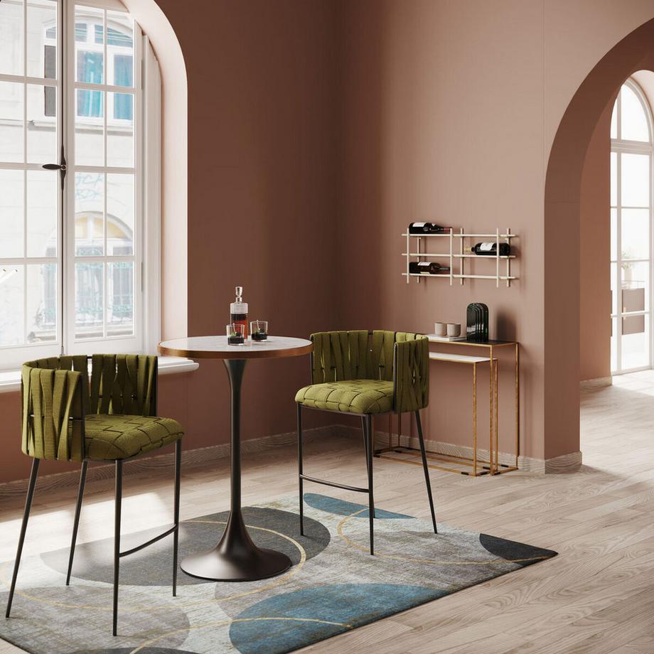 KARE Design Weinregal Cape Town Hellgrau 80x34  