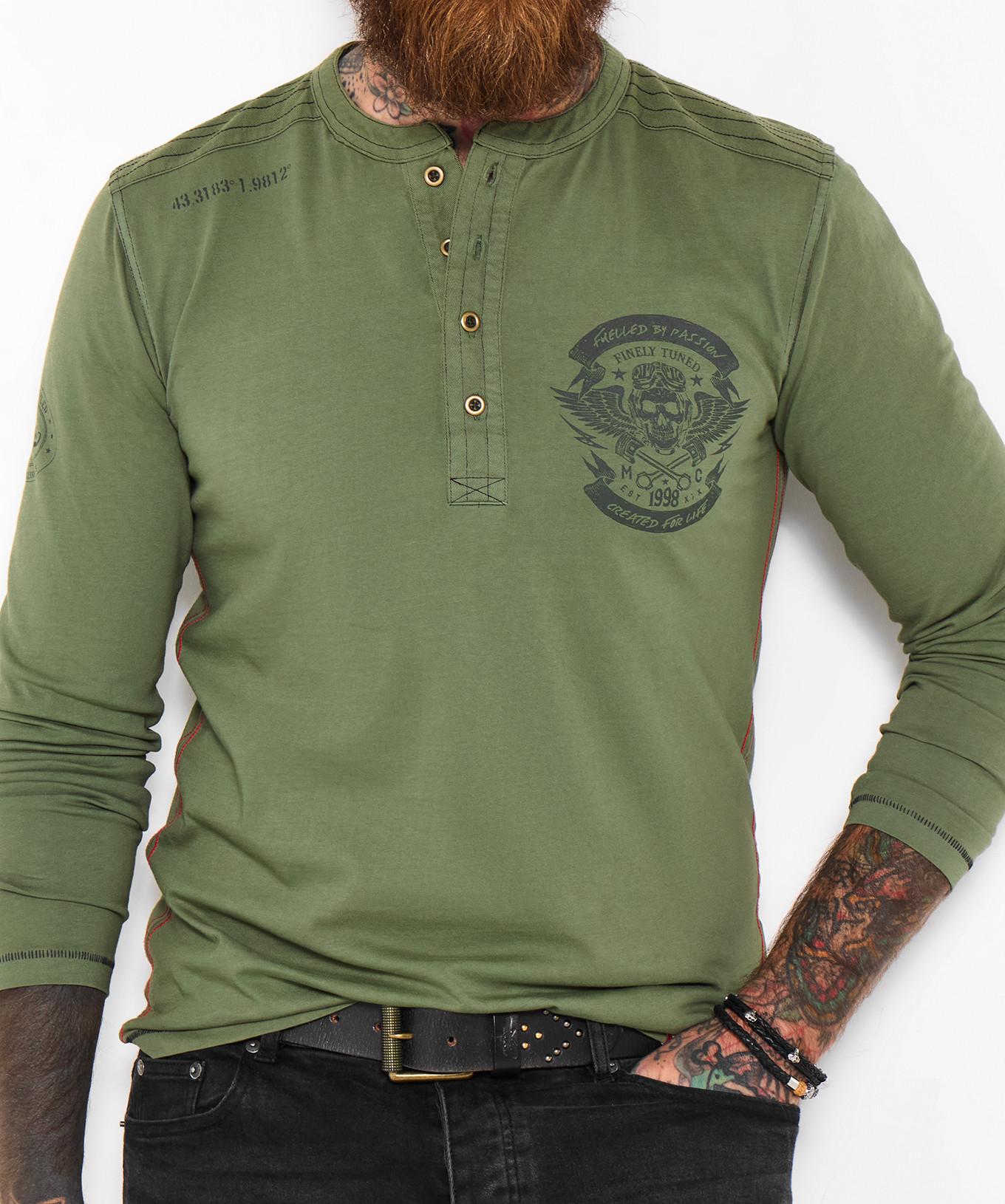 Joe Browns Haut Henley avec patte de boutonnage  