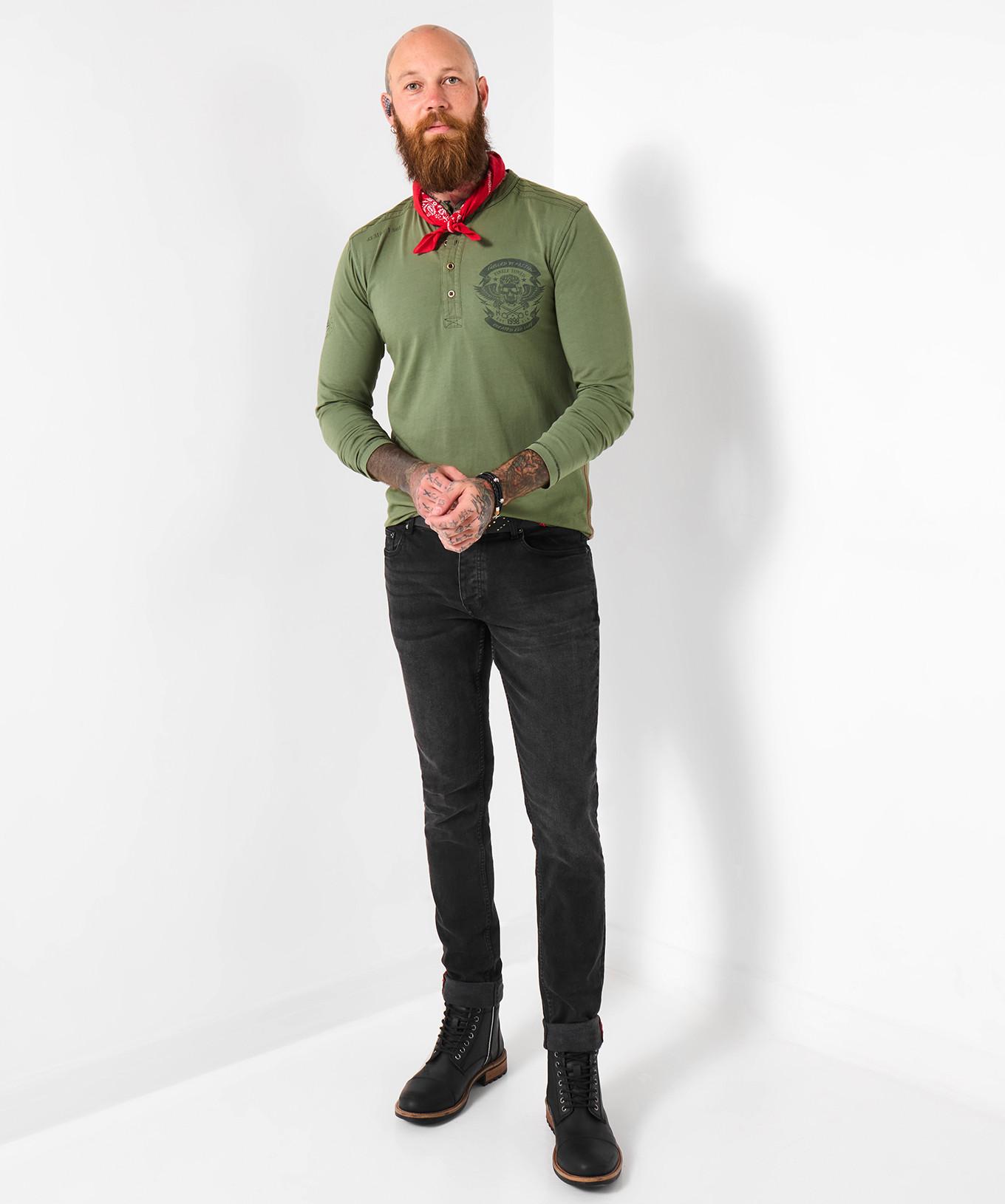 Joe Browns Haut Henley avec patte de boutonnage  