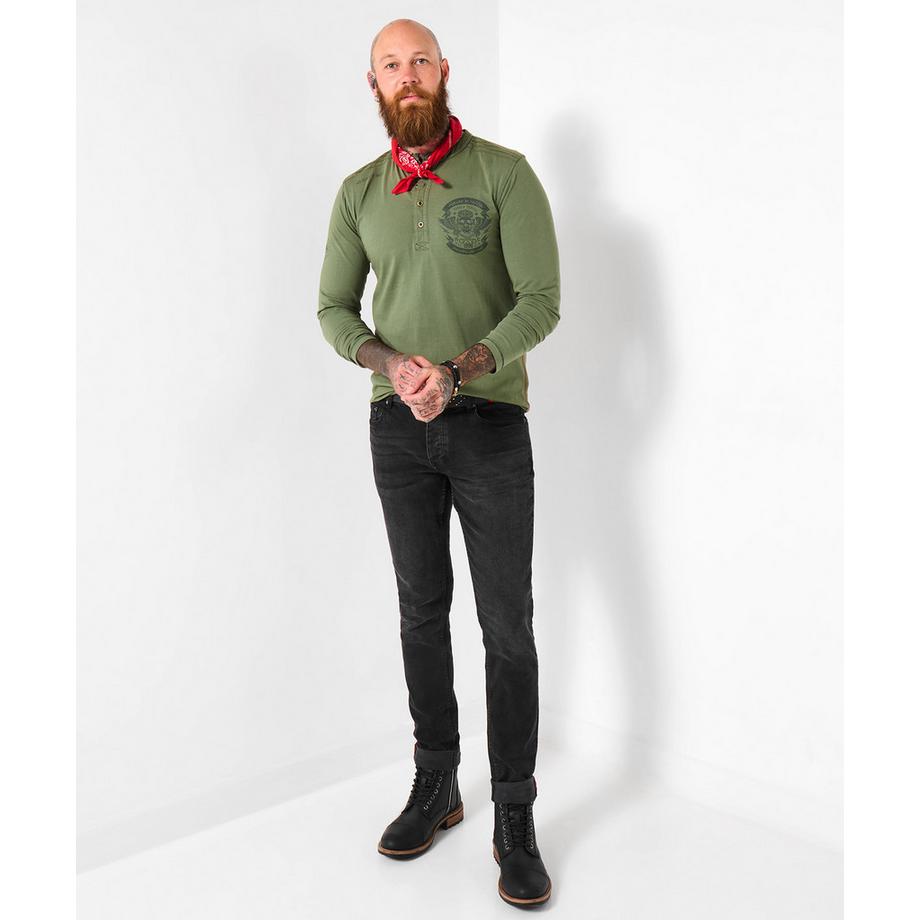 Joe Browns Haut Henley avec patte de boutonnage  