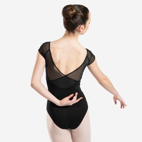 STAREVER  Body danza donna maniche corte voile 