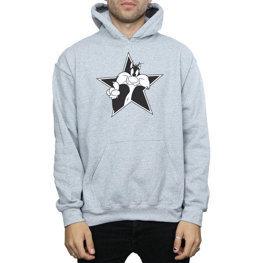 LOONEY TUNES Sylvester the Cat Star Kapuzenpullover  