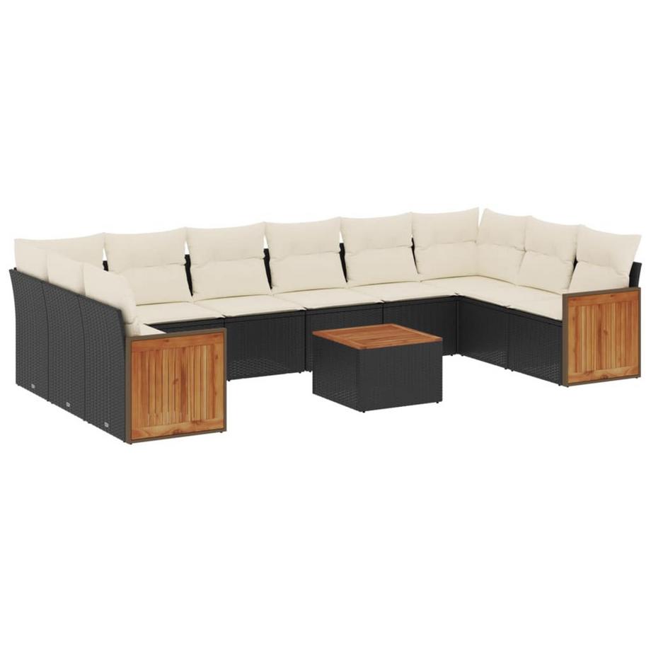 set divano da giardino Polirattan