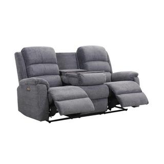 Vente-unique Relaxsofa elektrisch 3Sitzer Stoff NEVERS  