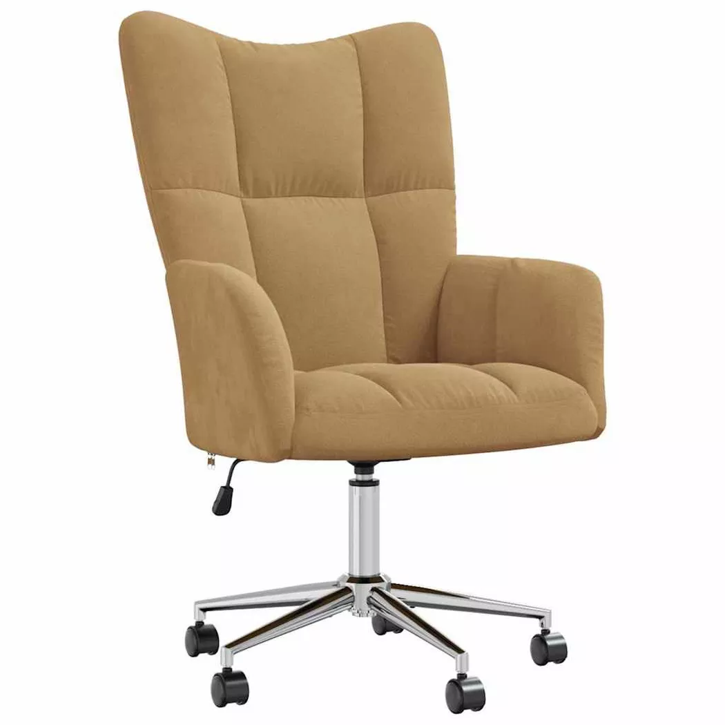 vidaXL Chaise de relaxation Marron Velours328169