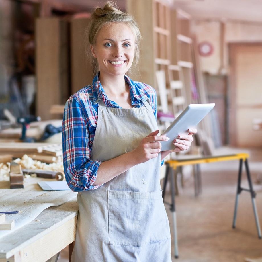 B2X Supports de travail, 2 pièces, réglables en hauteur  