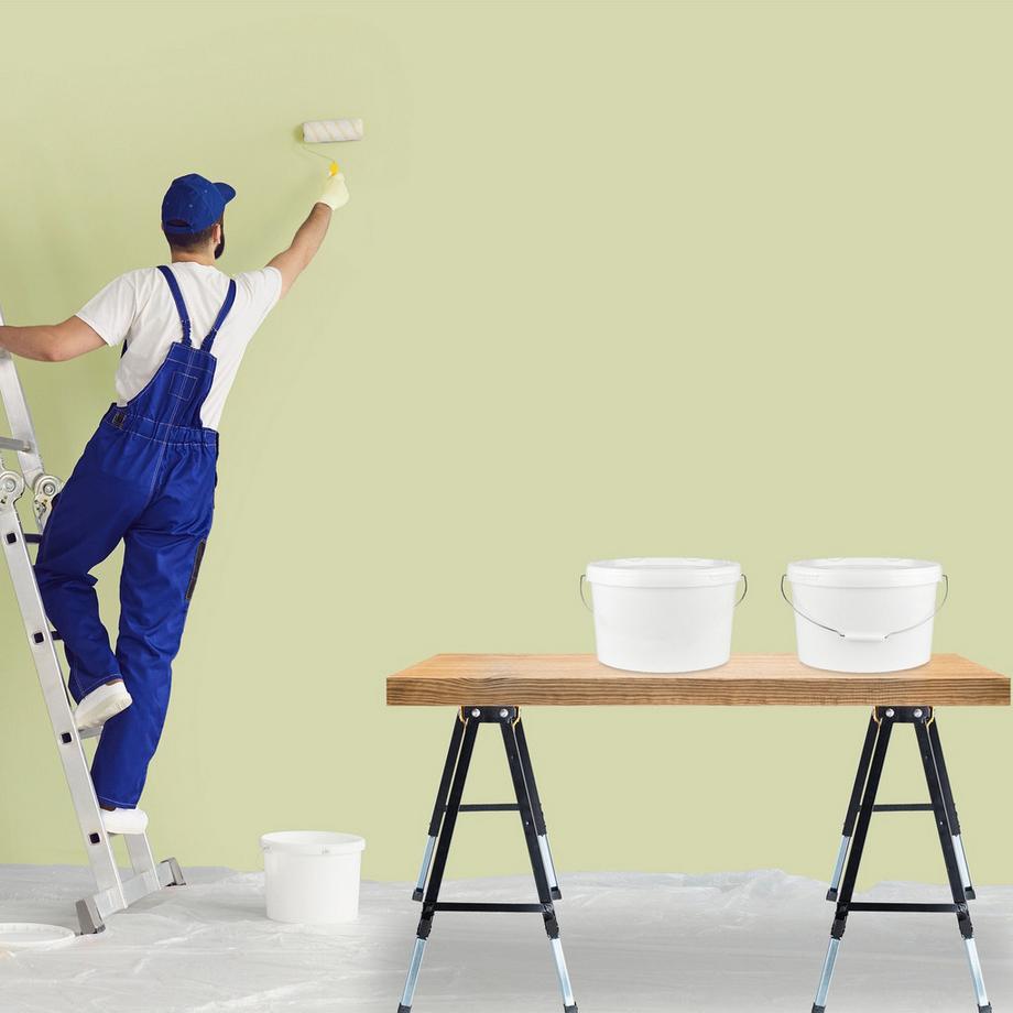 B2X Supports de travail, 2 pièces, réglables en hauteur  