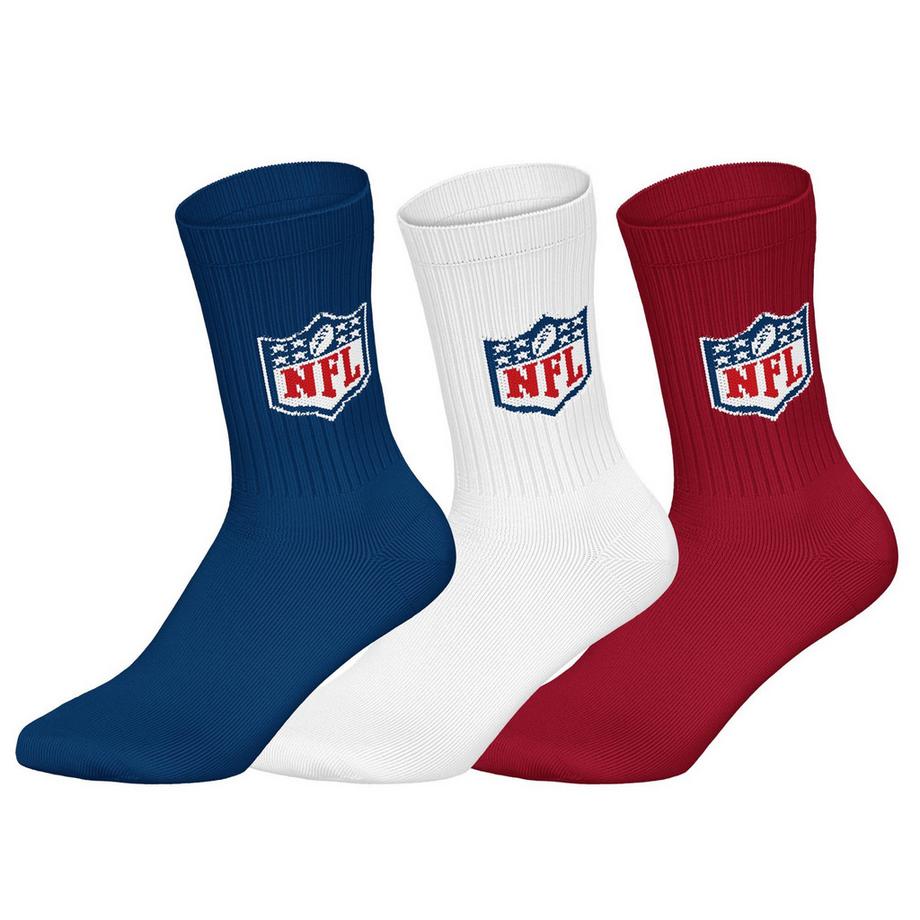 NFL Lot de 6 chaussettes crew stretch  