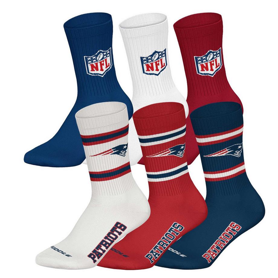 Chaussettes  Pack de 6 Stretch-NFL 6Pack Crew Socks