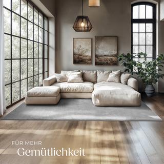 Tectake Tappeto a pelo corto Soft Zone  Diverse misure e colori  