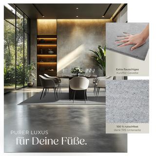 Tectake Tappeto a pelo corto Soft Zone  Diverse misure e colori  