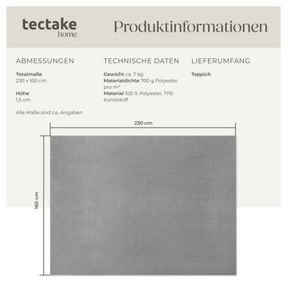 Tectake Tappeto a pelo corto Soft Zone  Diverse misure e colori  