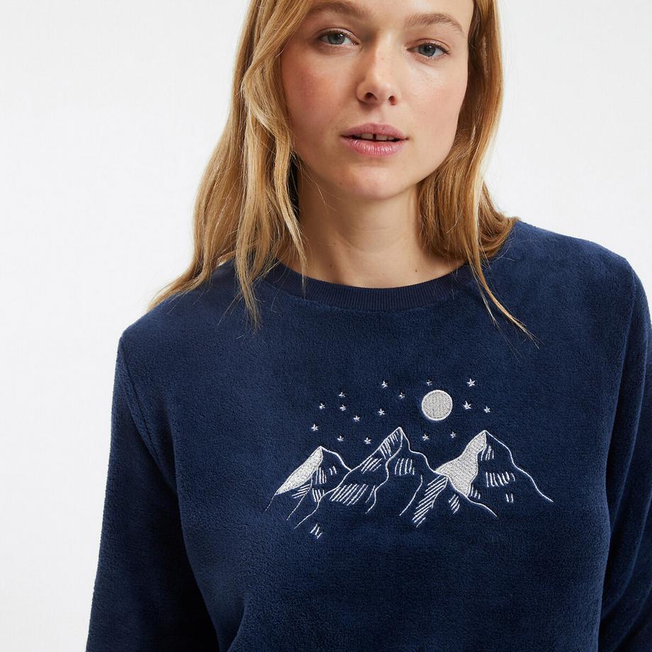 SO'HOME Pyjama Set Bergstickerei  