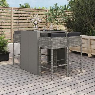 VidaXL Gartenbar set poly-rattan  