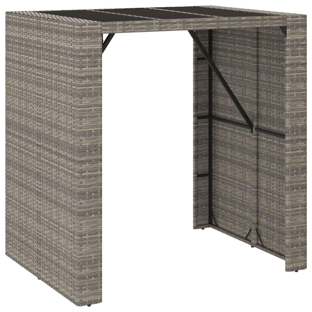 VidaXL Gartenbar set poly-rattan  