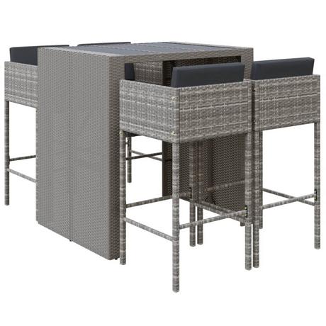 VidaXL Gartenbar set poly-rattan  