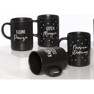 Ritzenhoff & Breker Svart Kaffeebecherset 4-teilig  