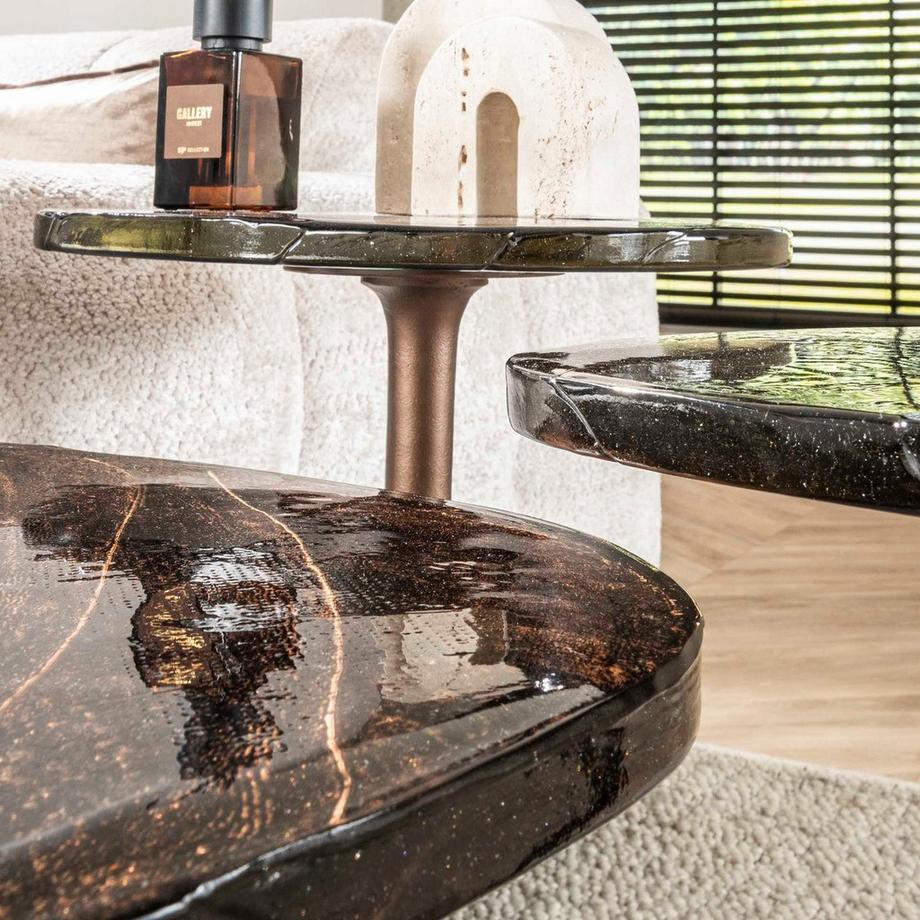 mutoni Tavolino Eclipse rame antico S  