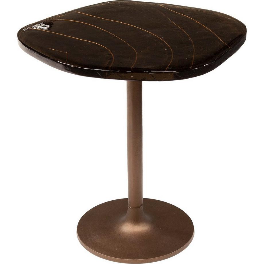Table d'appoint Eclipse cuivre antique S