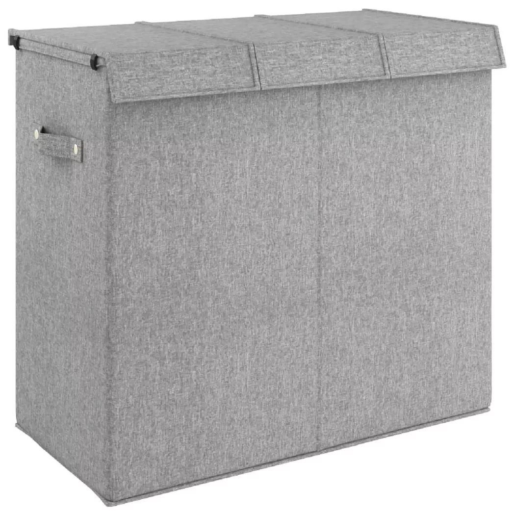 VidaXL - cesto biancheria Biancheria, One Size, Grigio