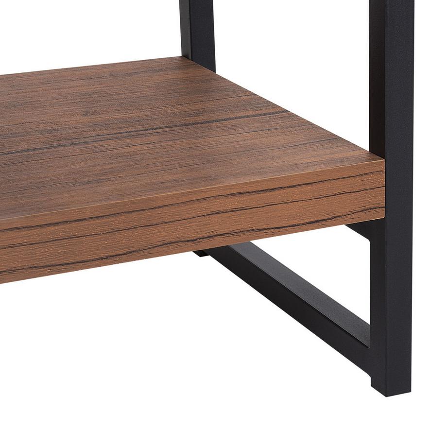 Beliani Étagère à 4 niveaux en MDF Rétro TIFTON  