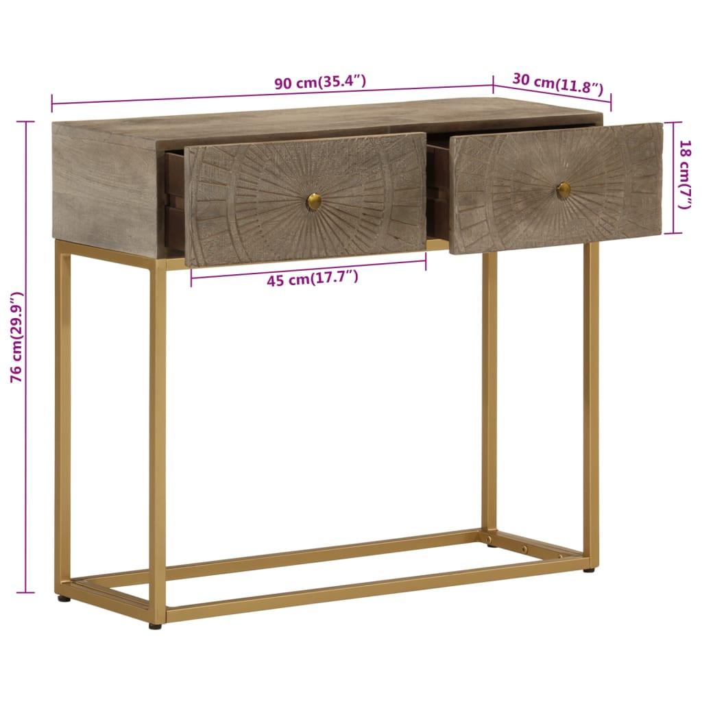 VidaXL Konsolentisch holz  