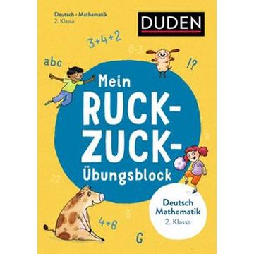 Mein Ruckzuck-Übungsblock Deutsch/Mathe 2. Klasse