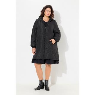 Ulla Popken  Manteau matelassé léger, imperméable, fermeture éclair à double sens 