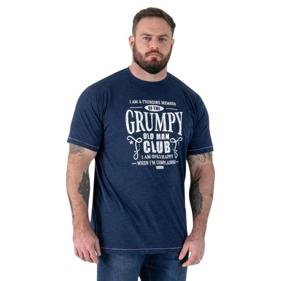 Duke Cooper D555 Grumpy Old Man T-Shirt Kingsize  