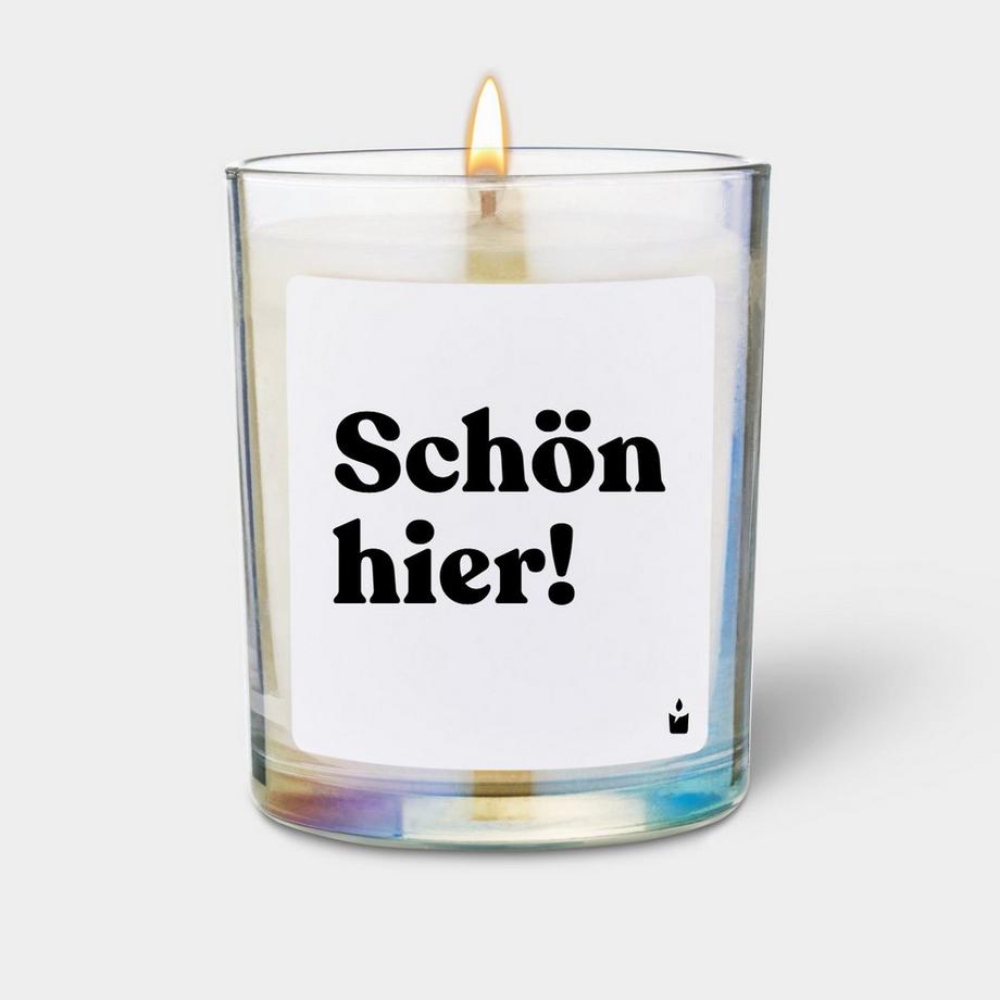 CandleHand Duftkerze Woody Schön hier!  