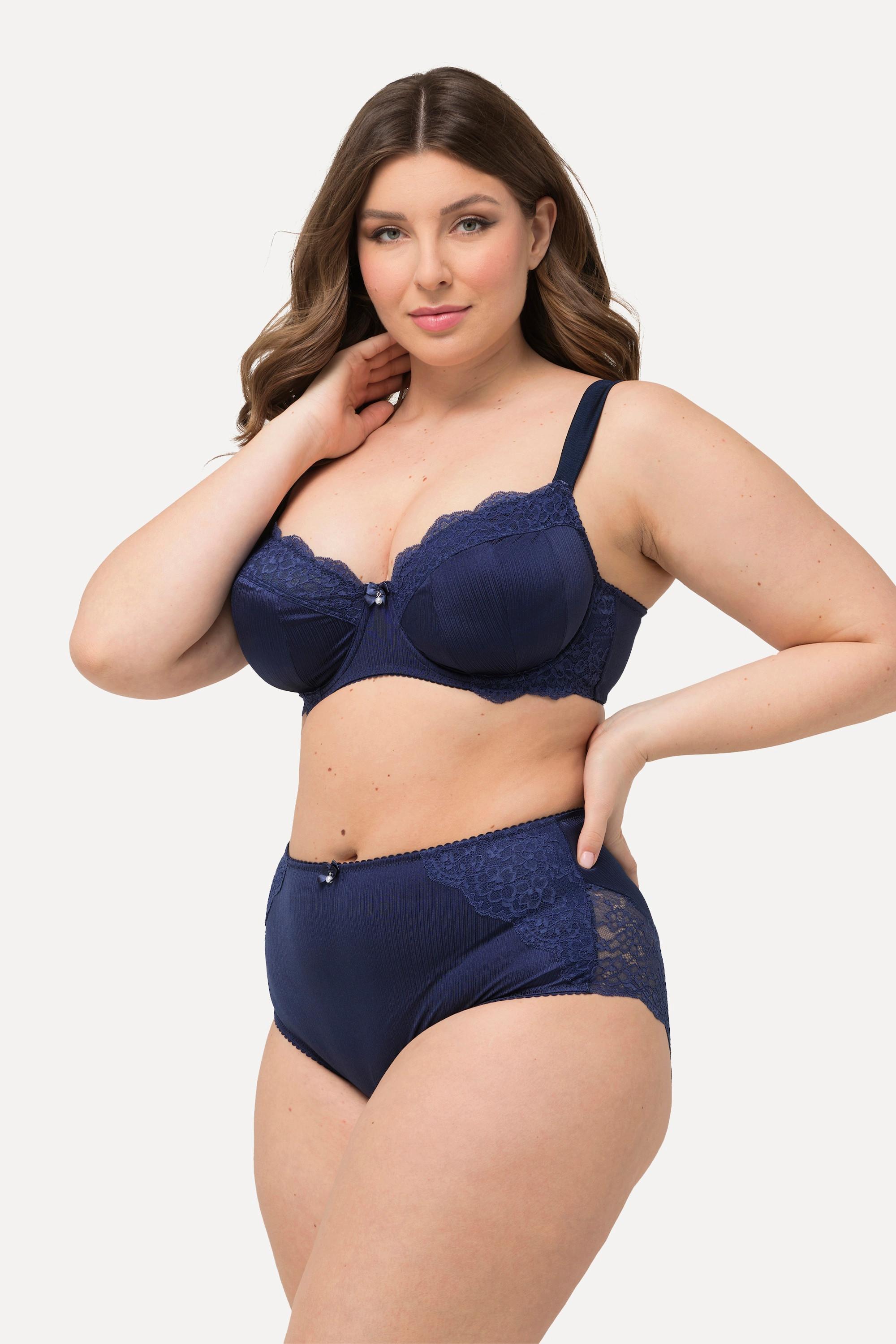 Ulla Popken Culotte Maxi Satin Dentelle au Dos  