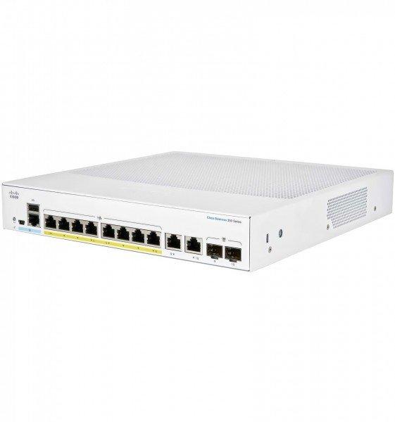 Cisco  PoE+ Switch CBS350-8FP-2G-EU 10 Port (10 Ports) 