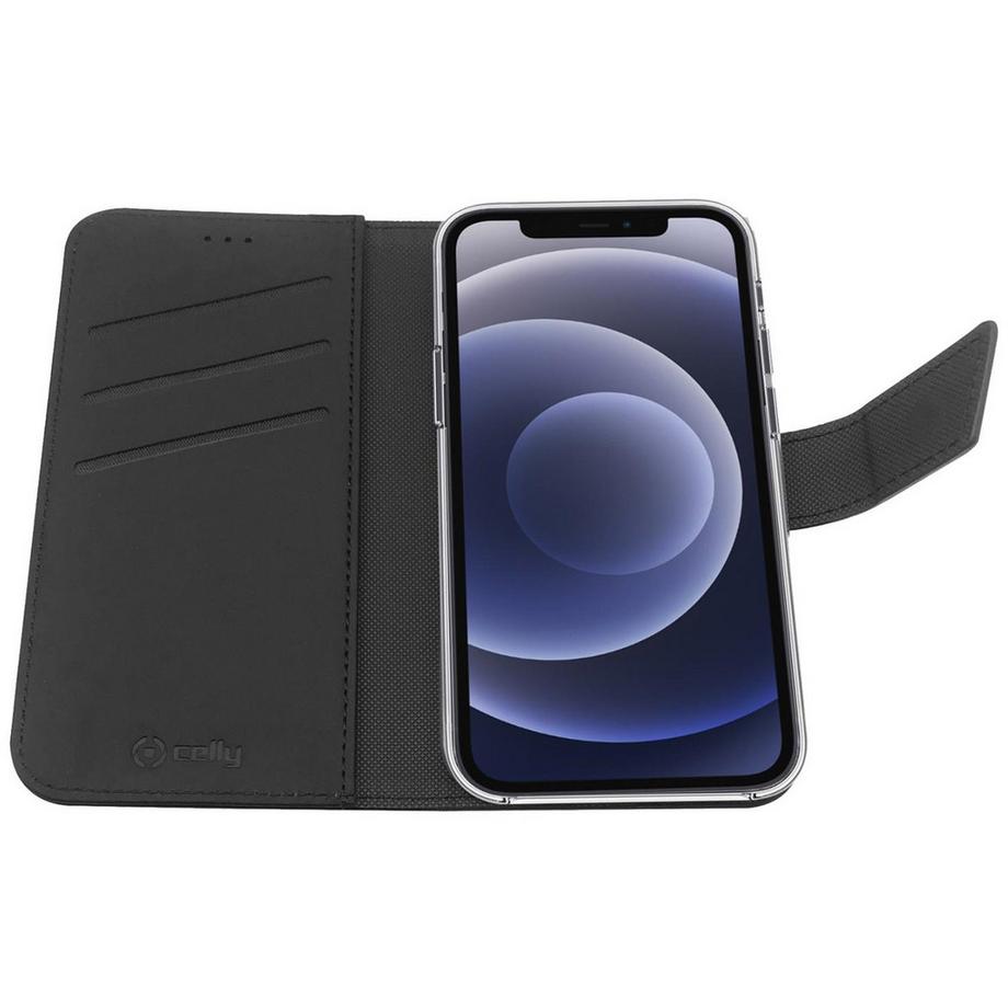 Celly  Wallet Case iPhone 13 Schwarz 