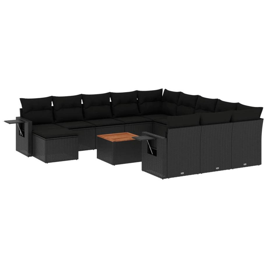 Ensemble de canapés de jardin rotin synthétique