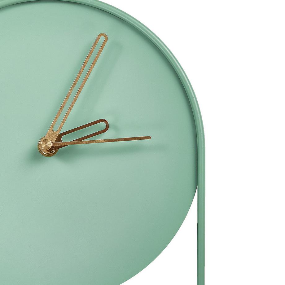 Beliani Wanduhr aus Stahl Retro SALVAN  