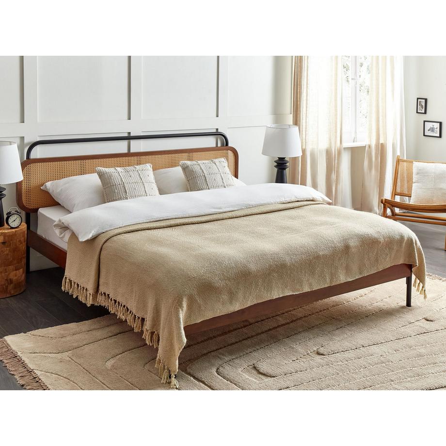 Beliani CHAOHANI Coperta Acrilico Boho  