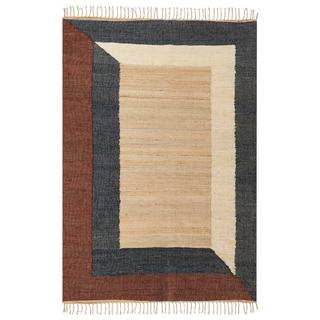 Beliani Tapis en Jute Boho ORTAKOY  