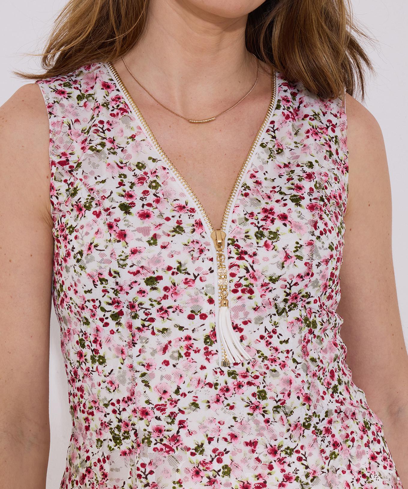 Joe Browns Top Scollo a V in Pizzo Floreale  