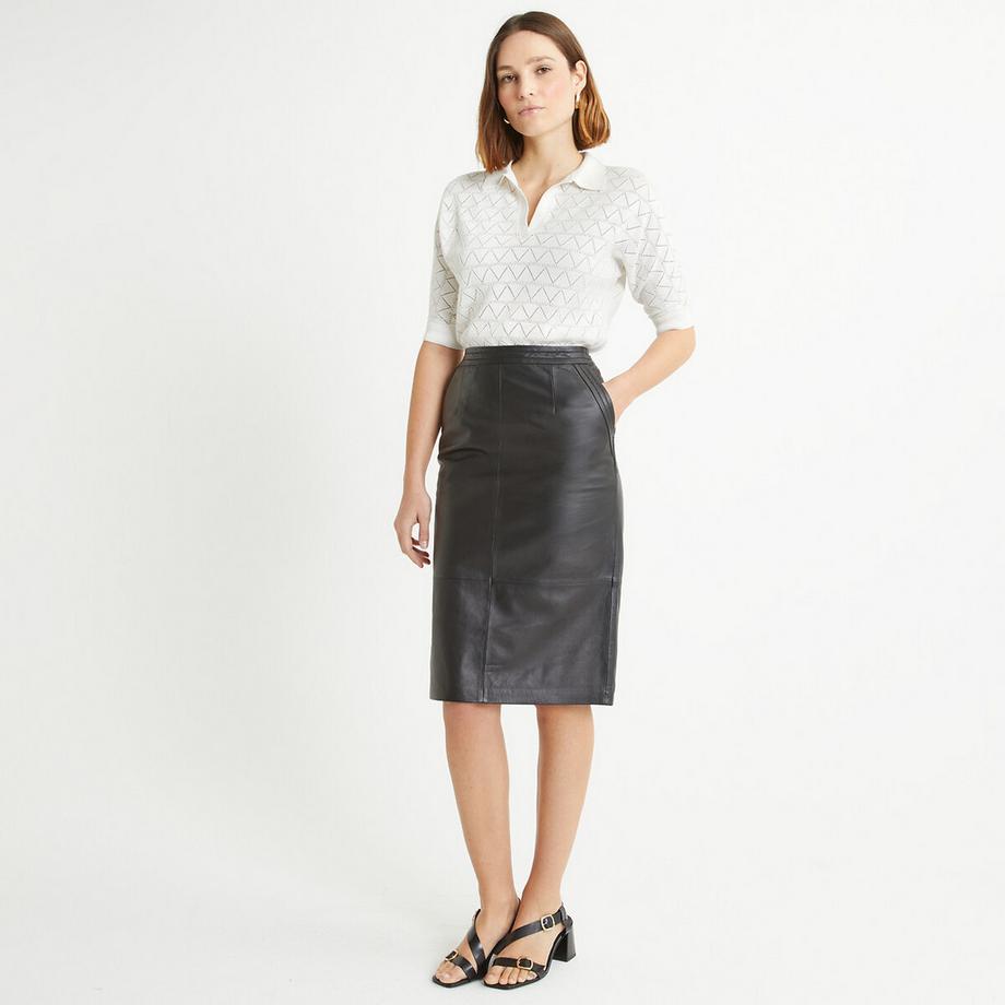 La Redoute Collections Gonna in pelle  
