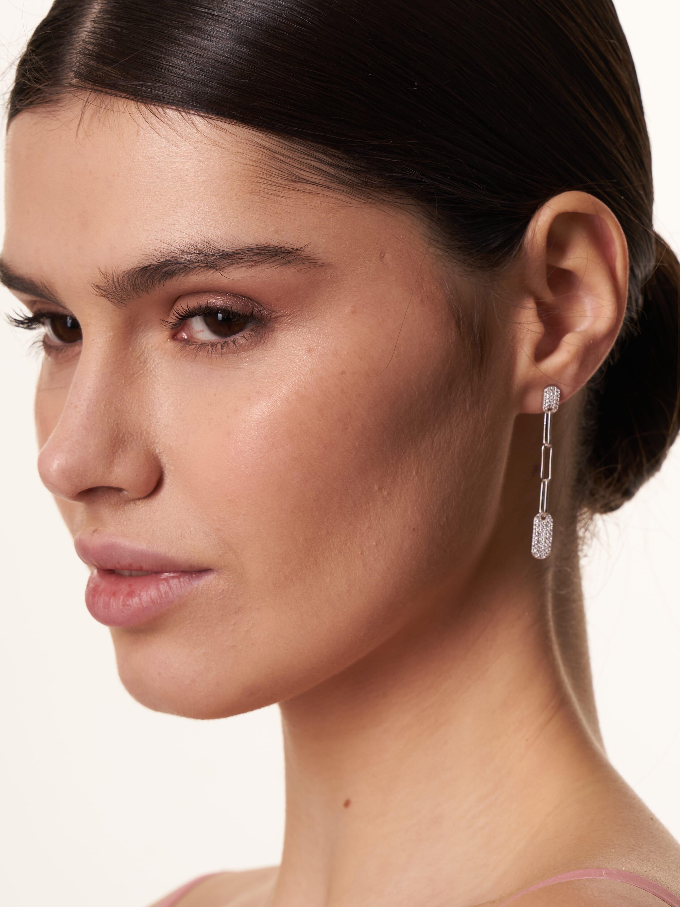 NATKINA  Geometry Long Earrings 