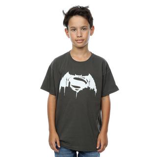 DC COMICS  Batman v Superman Beaten Logo TShirt 