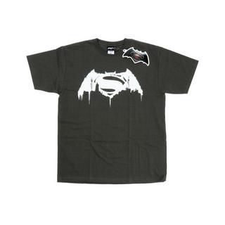 DC COMICS  Batman v Superman Beaten Logo TShirt 