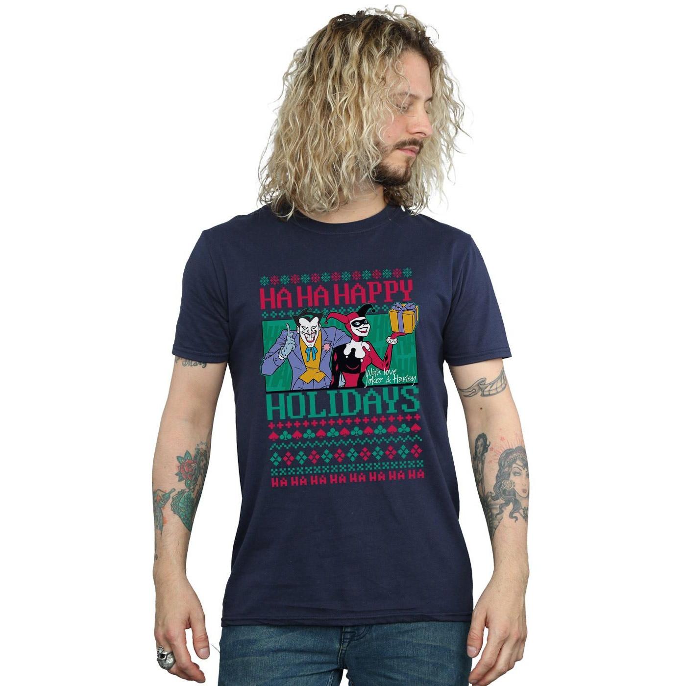 DC COMICS  Ha Ha Happy Holidays TShirt 