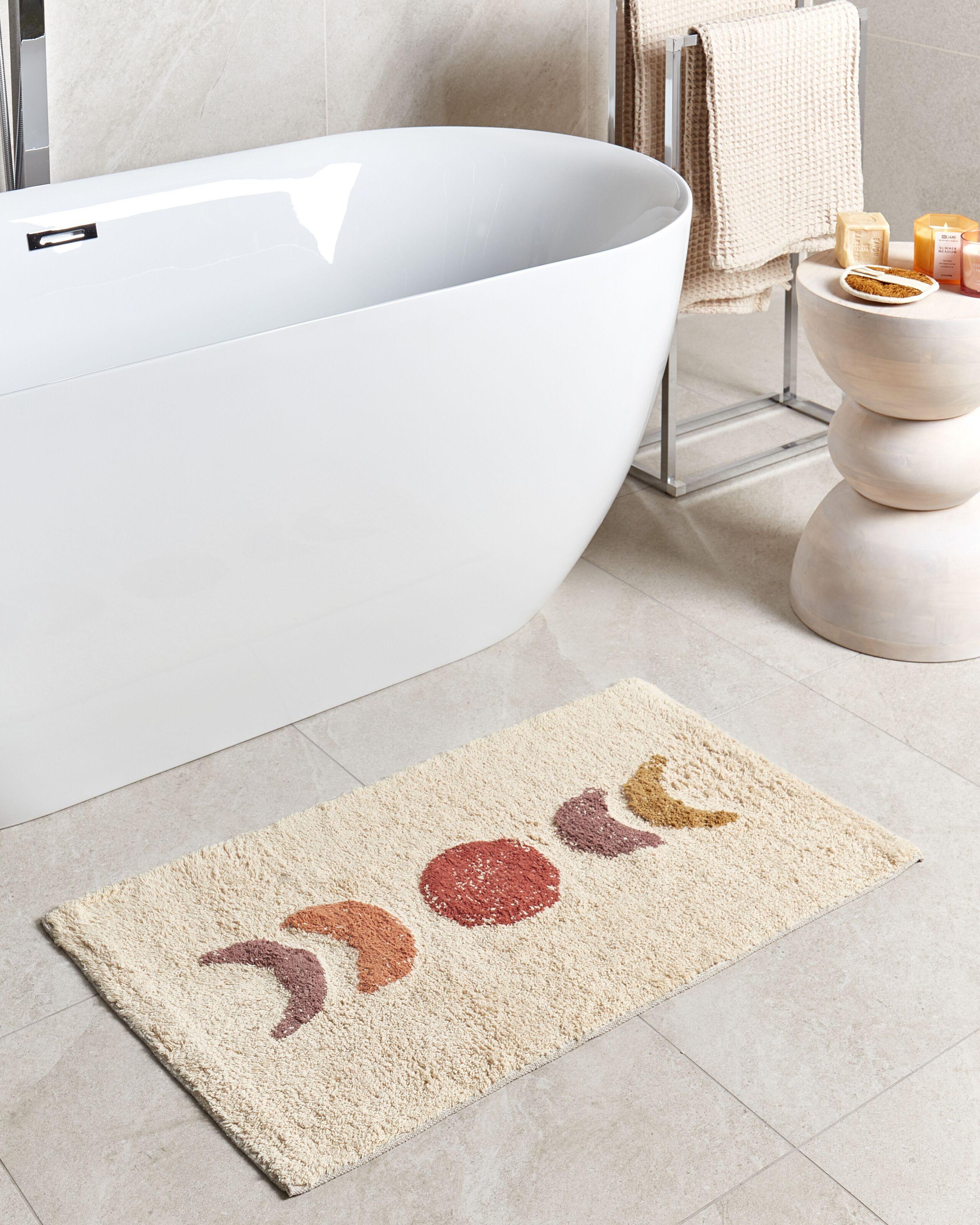 Beliani Tapis de bain en Coton Moderne ESME  