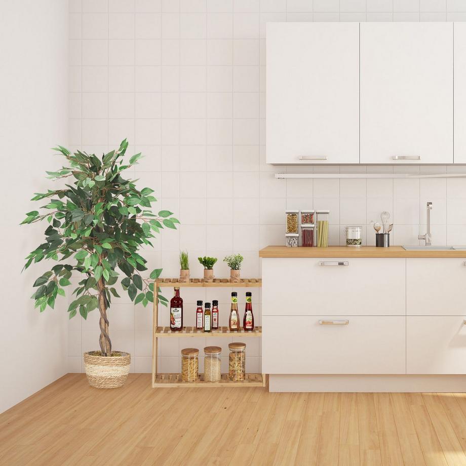 Northio  Étagère de salle de bain étroite avec 3 étagères 
