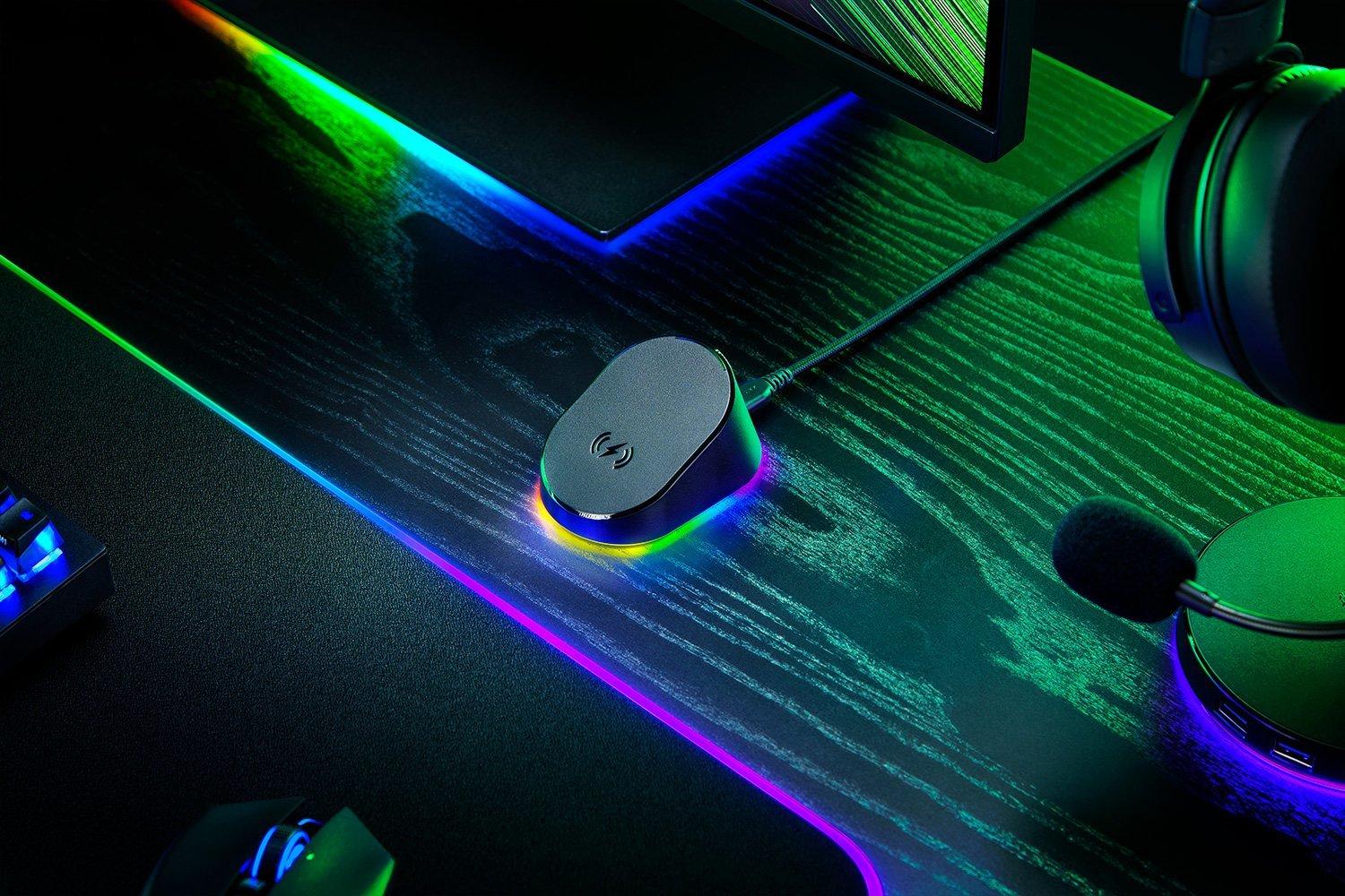 RAZER  MOUSE DOCK PRO Souris Noir USB Recharge sans fil Intérieure 